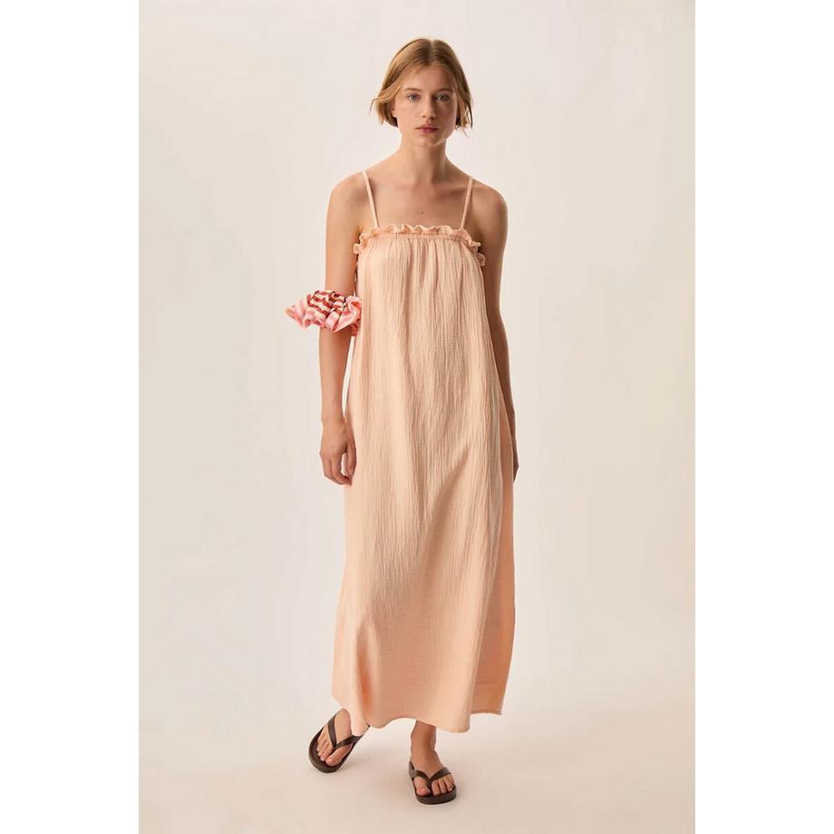 Des Petits Hauts SOPERA Robe Longue à Fines Bretelles  