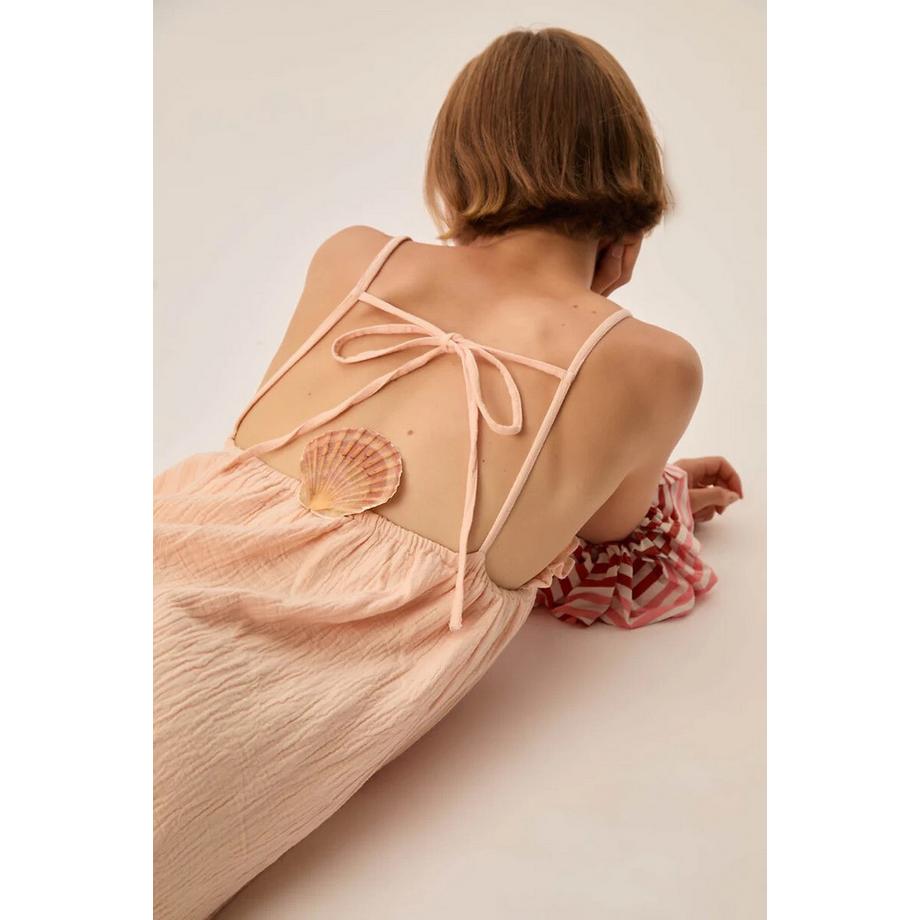 Des Petits Hauts SOPERA Robe Longue à Fines Bretelles  