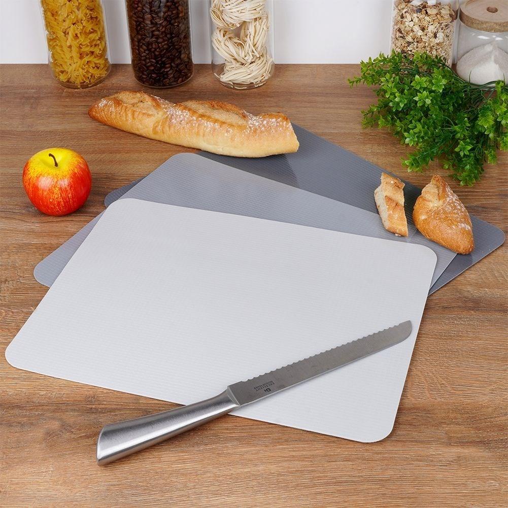 ALPINA Planches à découper flexibles par lot de trois pour une manipulation facile  