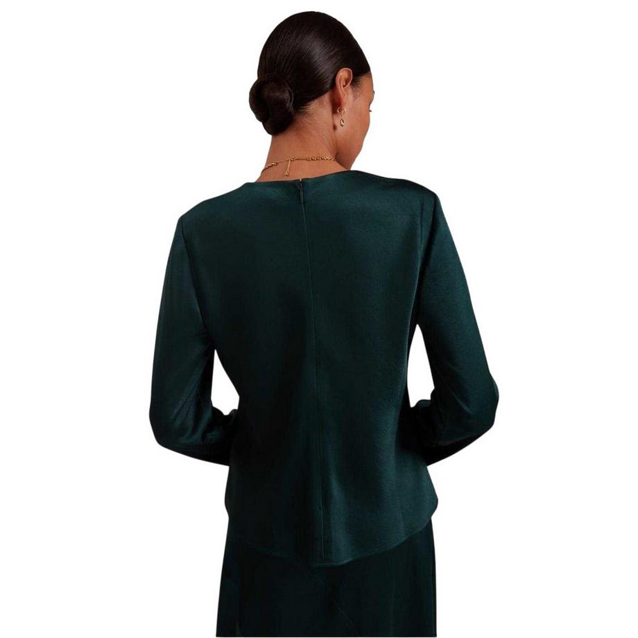 TED BAKER Langärmeliges Oberteil mit Rundhalsausschnitt und Mesh-Details  