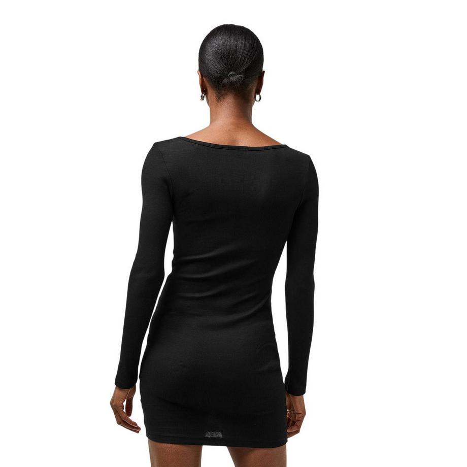 GUESS Minikleid, Eckiger Ausschnitt, Schmal, Langärmlig  
