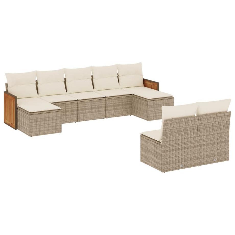 Garten sofagarnitur poly-rattan
