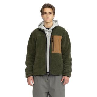 Revolution Kurze Plüschjacke mit kontrastierender Brusttasche  