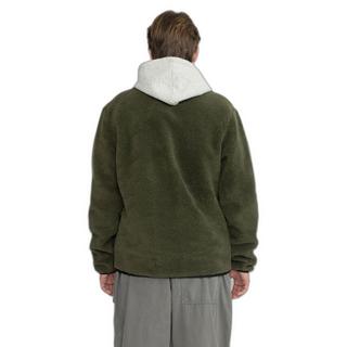 Revolution Kurze Plüschjacke mit kontrastierender Brusttasche  