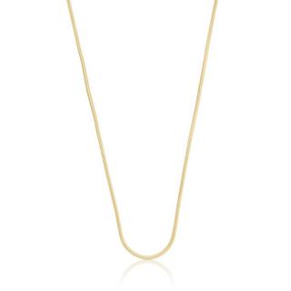 MUAU Schmuck  Collier Schlange Gelbgold 750, 1.2mm, 55cm 
