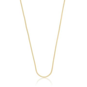 Collier Schlange Gelbgold 750, 1.2mm, 55cm