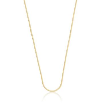 Collier Schlange Gelbgold 750, 1.2mm, 55cm