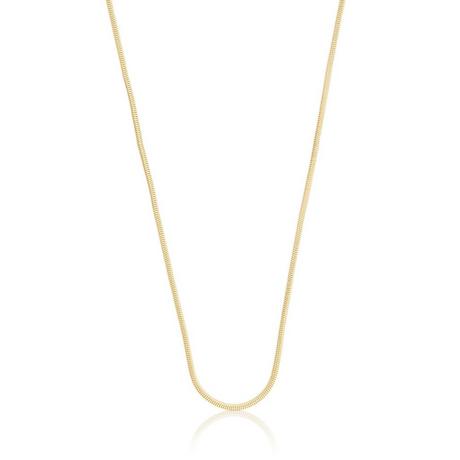 MUAU Schmuck  Collier Schlange Gelbgold 750, 1.2mm, 55cm 
