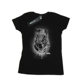 MARVEL  Tshirt BLACK PANTHER SPRAY HEADSHOT 