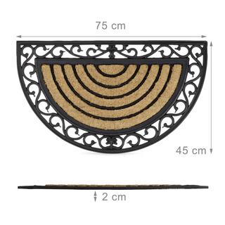 B2X Zerbino in fibra di cocco mezzaluna  