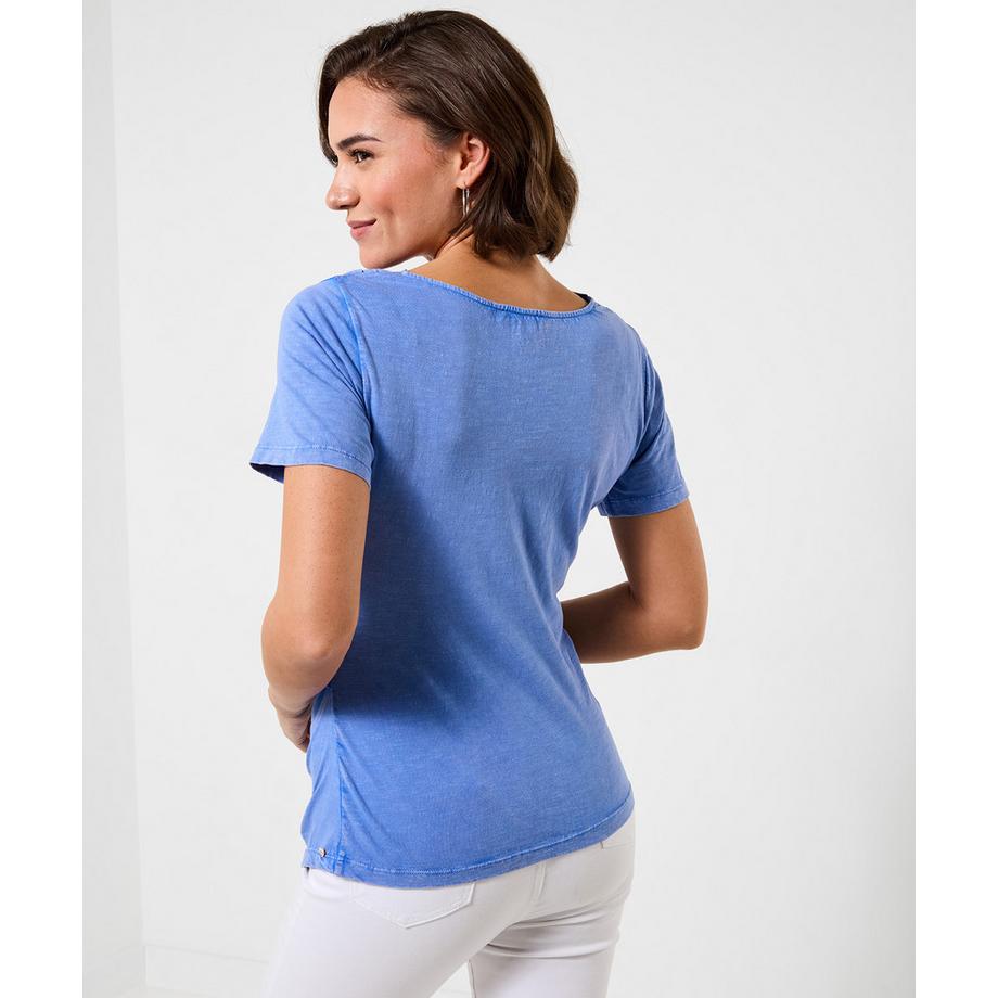 Joe Browns Jersey-Oberteil mit Wasserfallausschnitt und Drapierung  