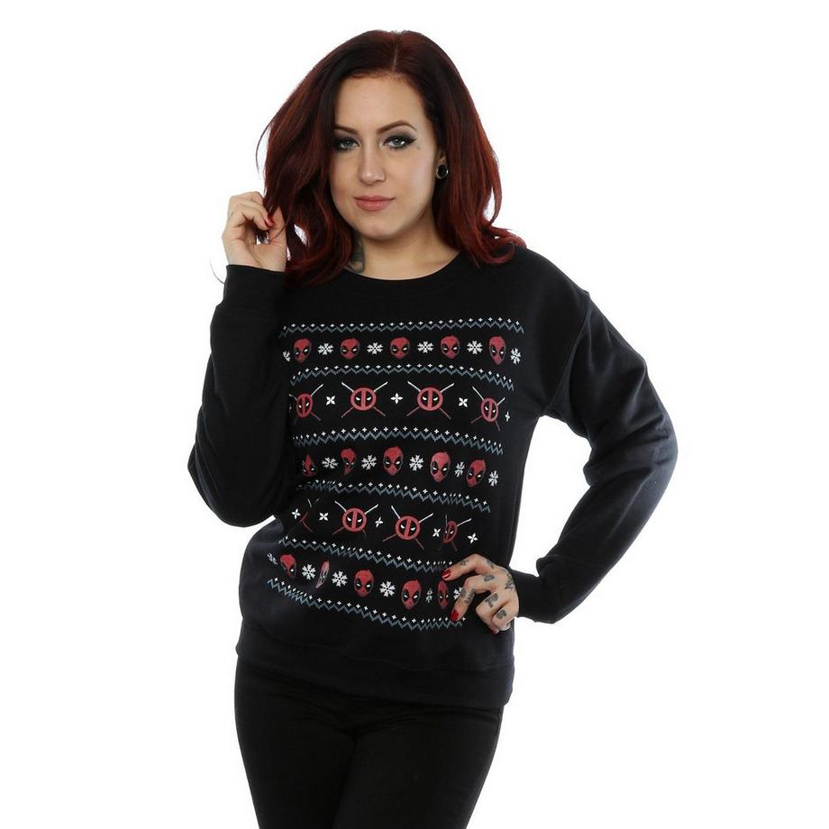 MARVEL Deadpool Ugly Christmas Sweatshirt  