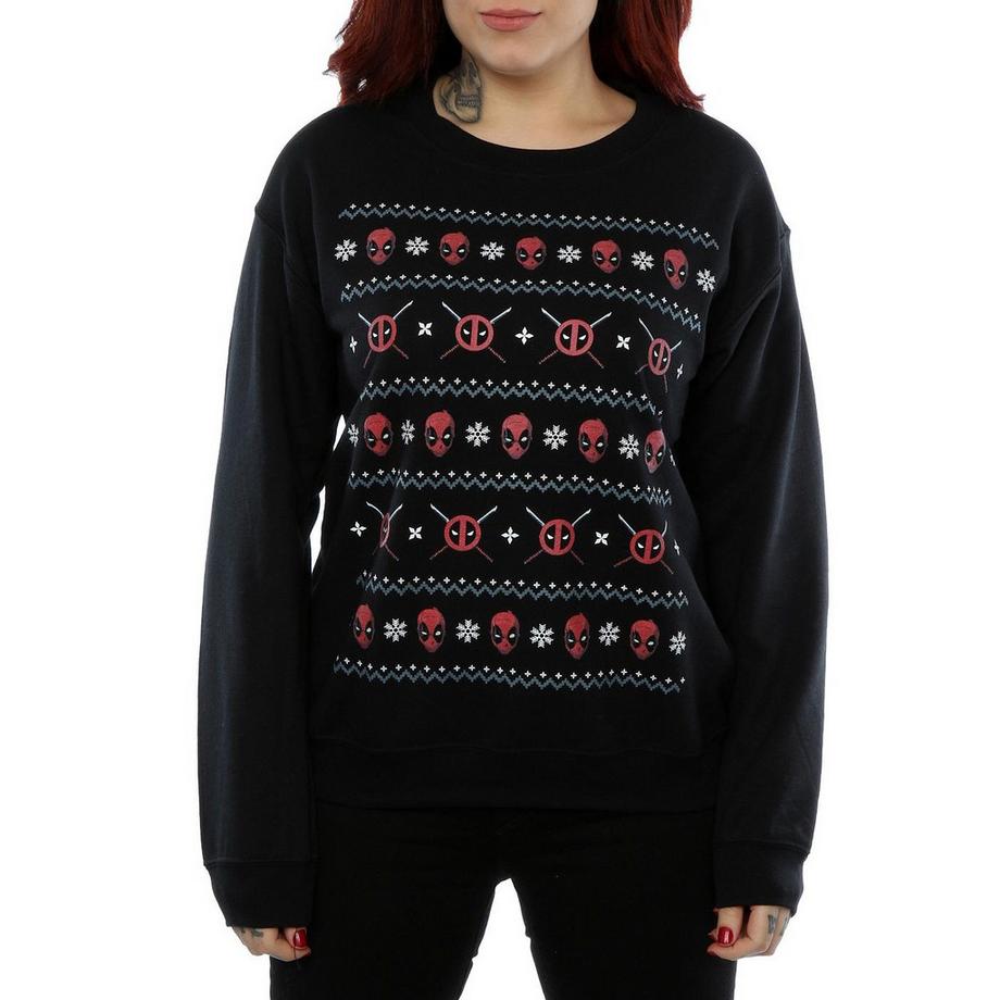 MARVEL Deadpool Ugly Christmas Sweatshirt  