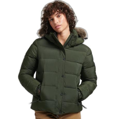 Superdry Kurze Daunenjacke mit Kapuze  