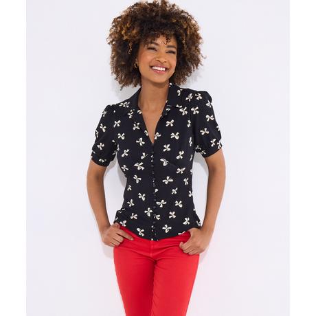 Joe Browns  Jersey-Top mit Schleifenmuster 