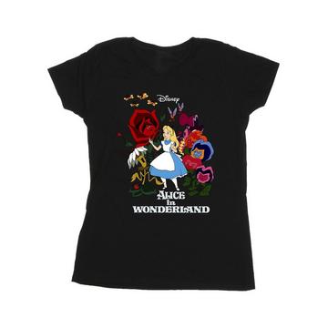 Alice In Wonderland Flowers TShirt