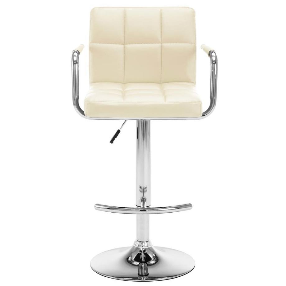 VidaXL Tabouret de bar cuir artificiel  