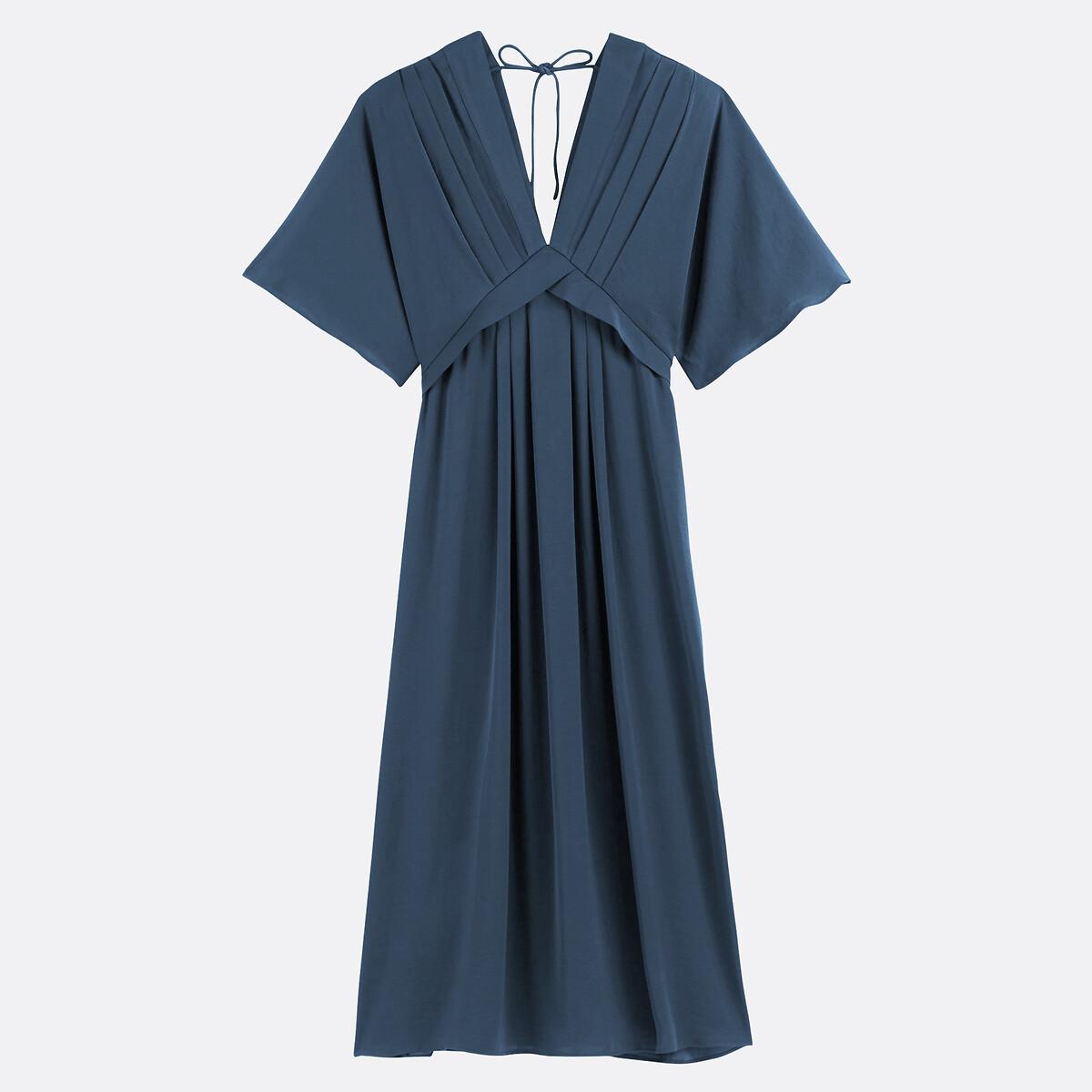 La Redoute Collections Abito lungo svasato scollo a V  