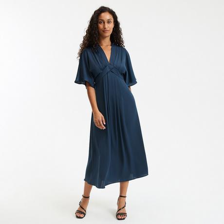 La Redoute Collections Abito lungo svasato scollo a V  