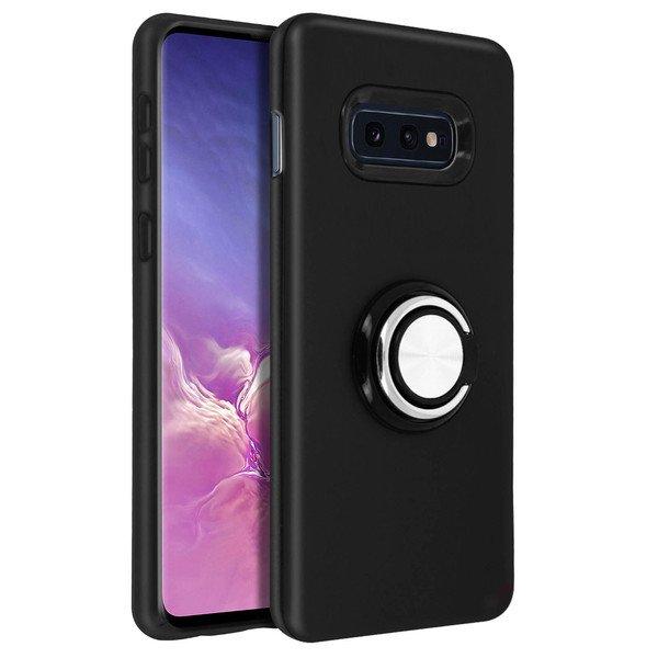 Avizar  Cover Galaxy S10e nero metallizzato 