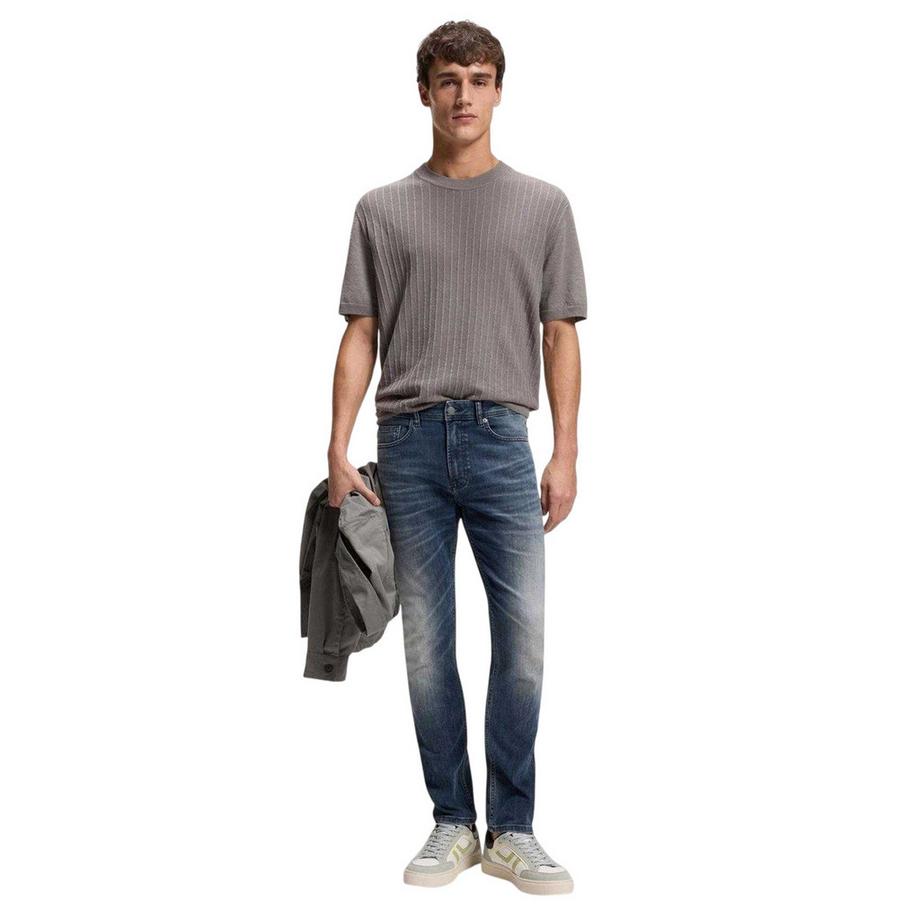 BOSS Delaware Jeans Jeans Aderente Vita Media  
