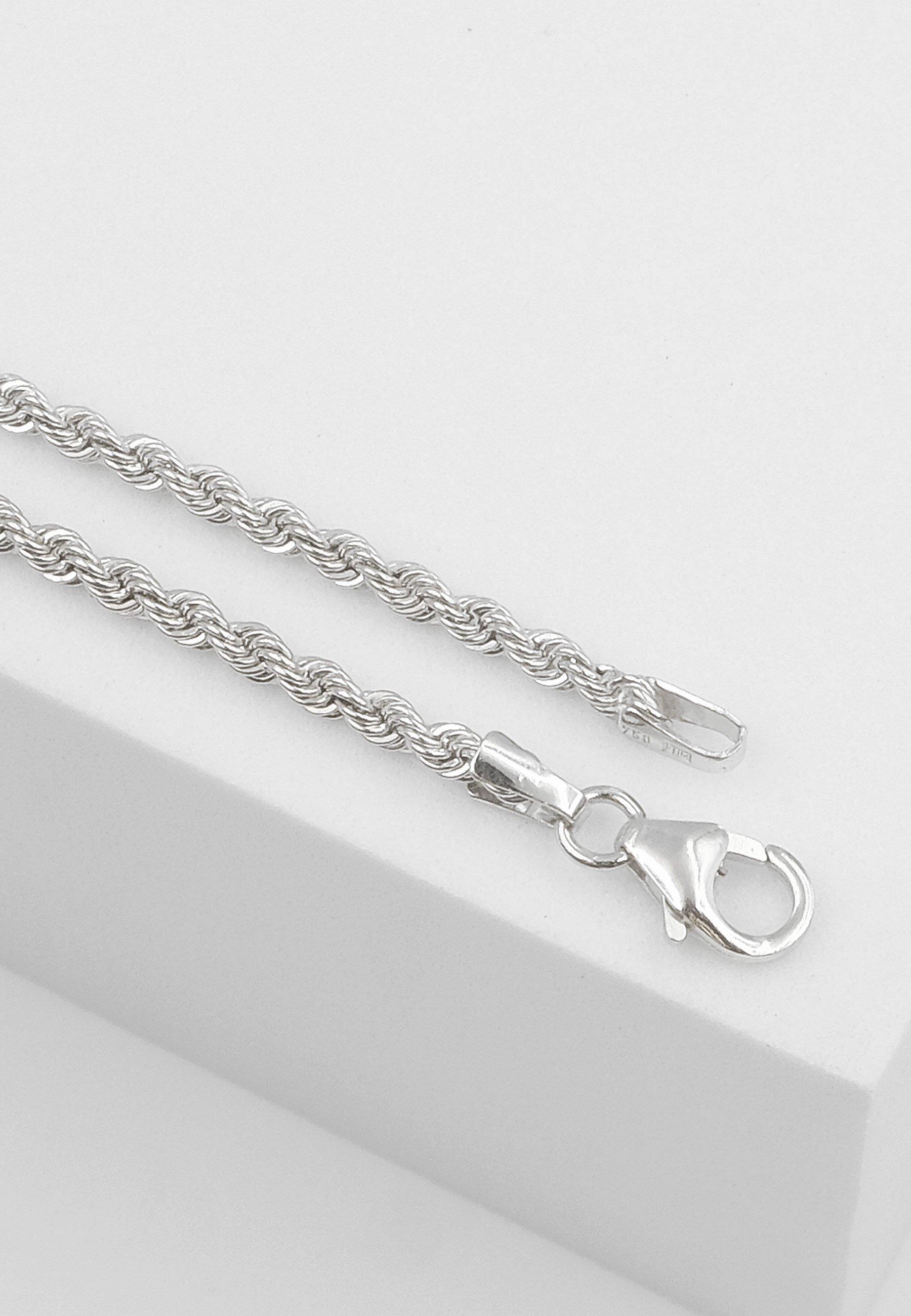 MUAU Schmuck  Collier cordon or blanc 750, 2.2mm, 45cm 