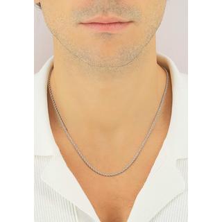 MUAU Schmuck  Collier Cordel Weissgold 750, 2.2mm, 45cm 