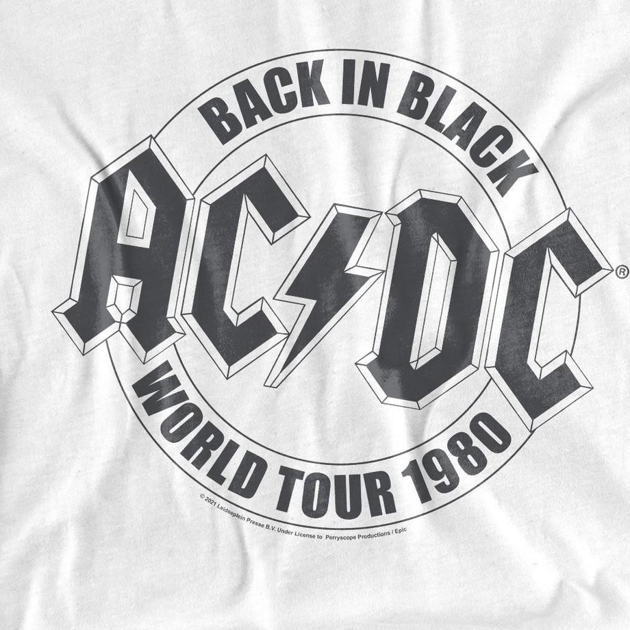AC/DC Back In Black World Tour 1980 Langarm-T-Shirt  