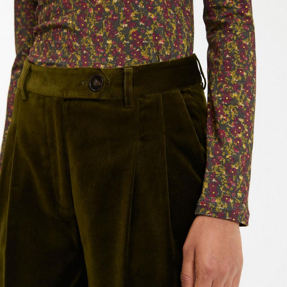 La Redoute Collections Pantaloni a sigaretta con pinces  