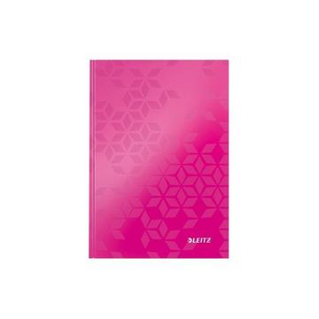 LEITZ Notizbuch WOW A5 46271023 liniert, 90g pink