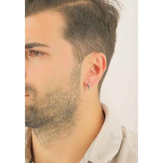 MUAU Schmuck  Creolen Weissgold 750, 14mm 