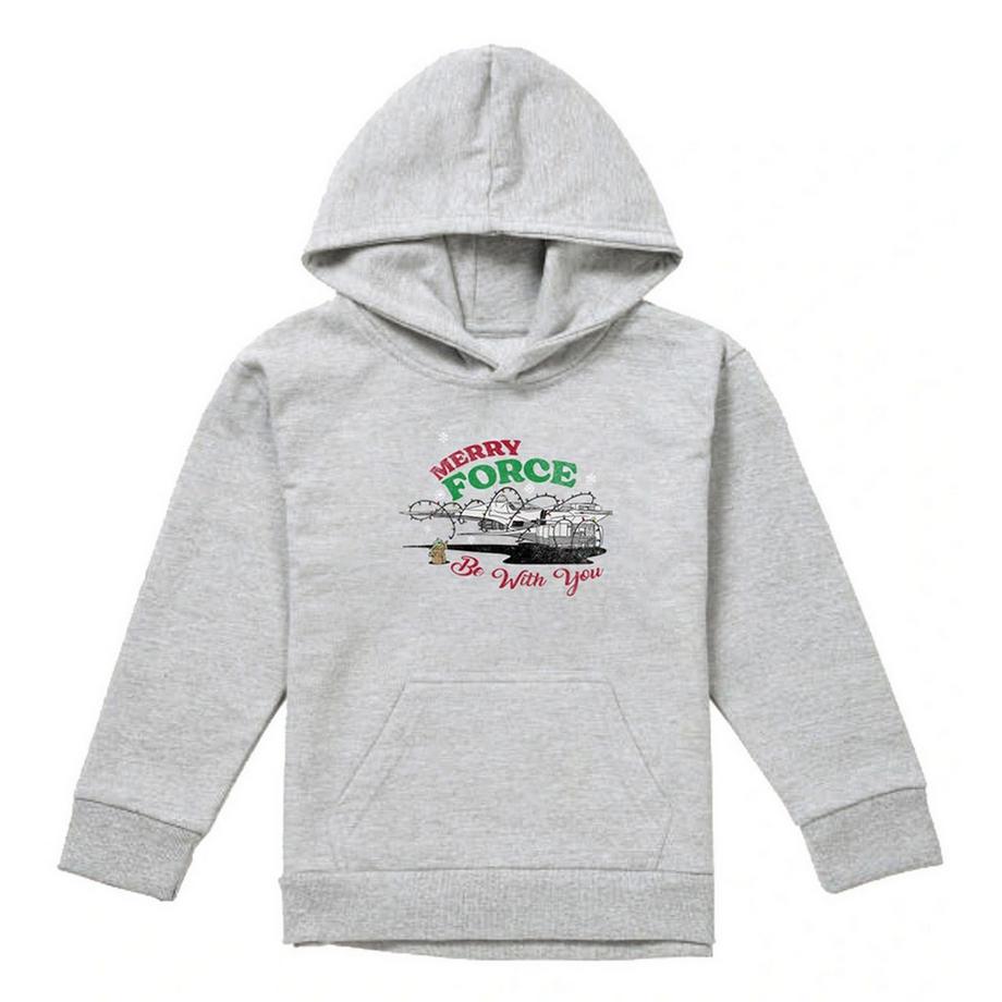 Merry Force Be With You Kapuzenpullover, Weihnachtliches Design