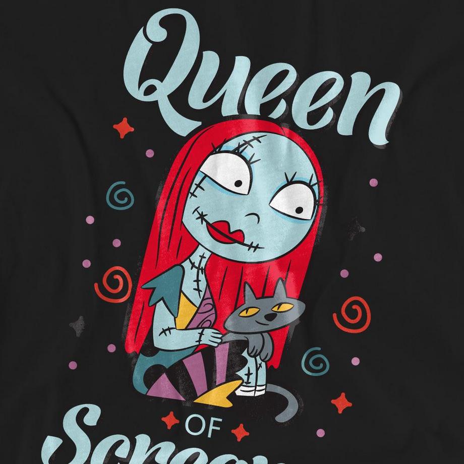 The Nightmare Before Christmas T-Shirt à Imprimé Graphique Queen of Screams  