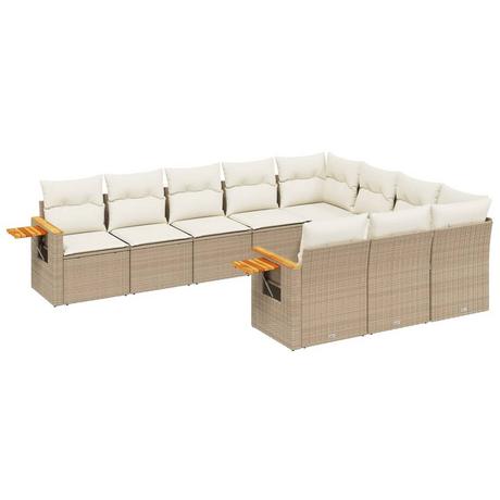 VidaXL Garten sofagarnitur poly-rattan  