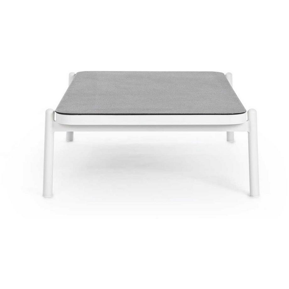 mutoni Table basse de jardin Florencia 120x75 blanc  