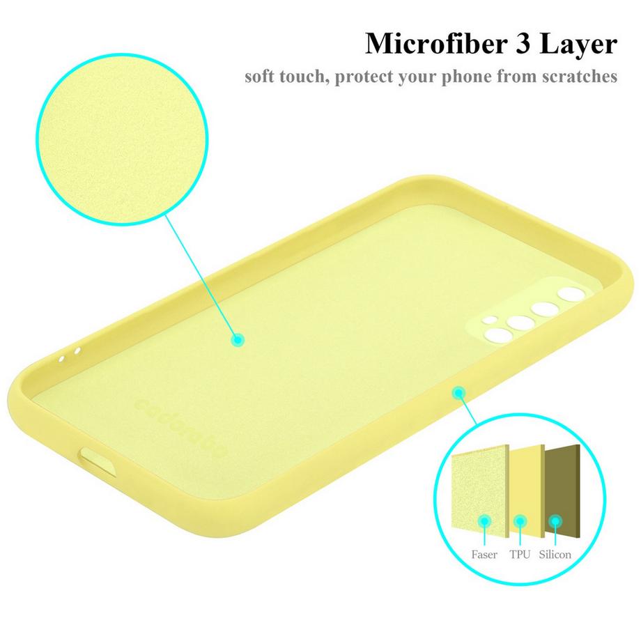 Cadorabo  Hülle für Realme 7 5G TPU Silikon Liquid 