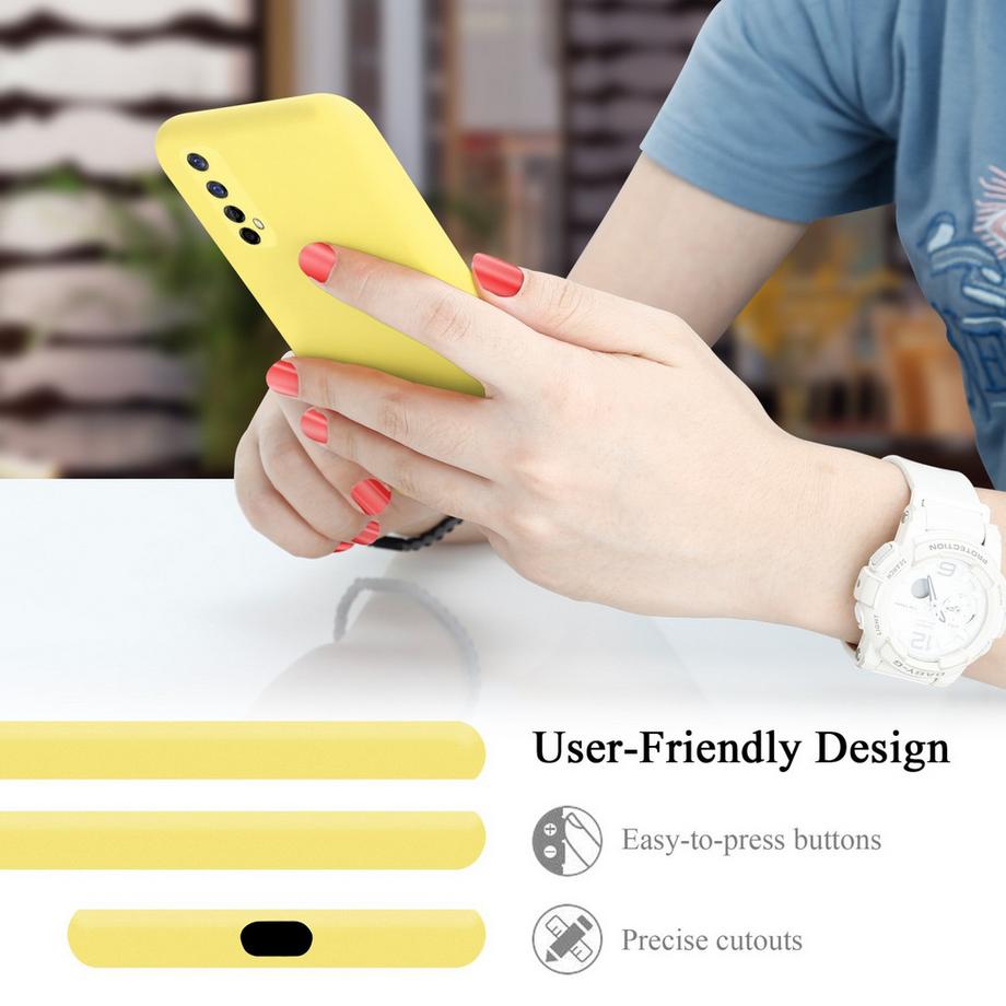 Cadorabo  Hülle für Realme 7 5G TPU Silikon Liquid 