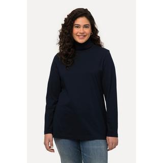 Ulla Popken  Shirt, Rollkragen, Slim, Langarm 