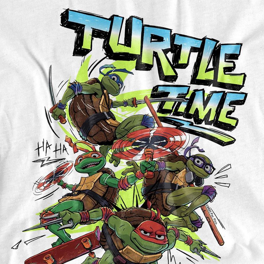 TEENAGE MUTANT NINJA TURTLE  Turtle Time Maglietta Gruppo 