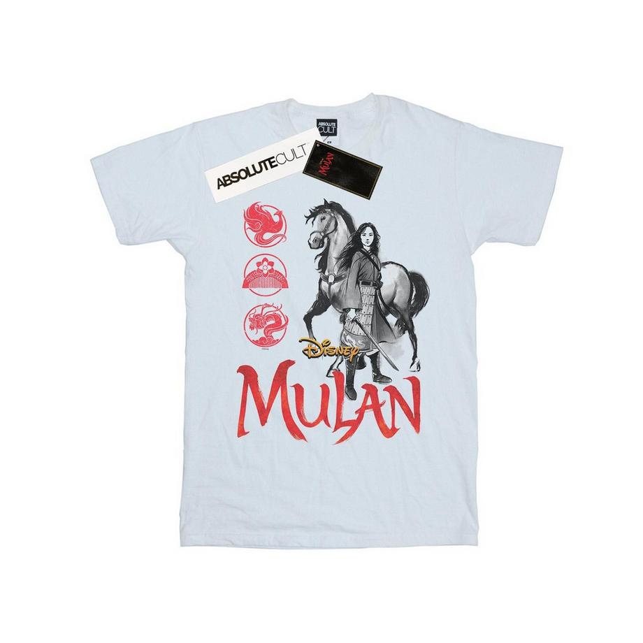 Disney Mulan Cavallo T-Shirt Stampata  