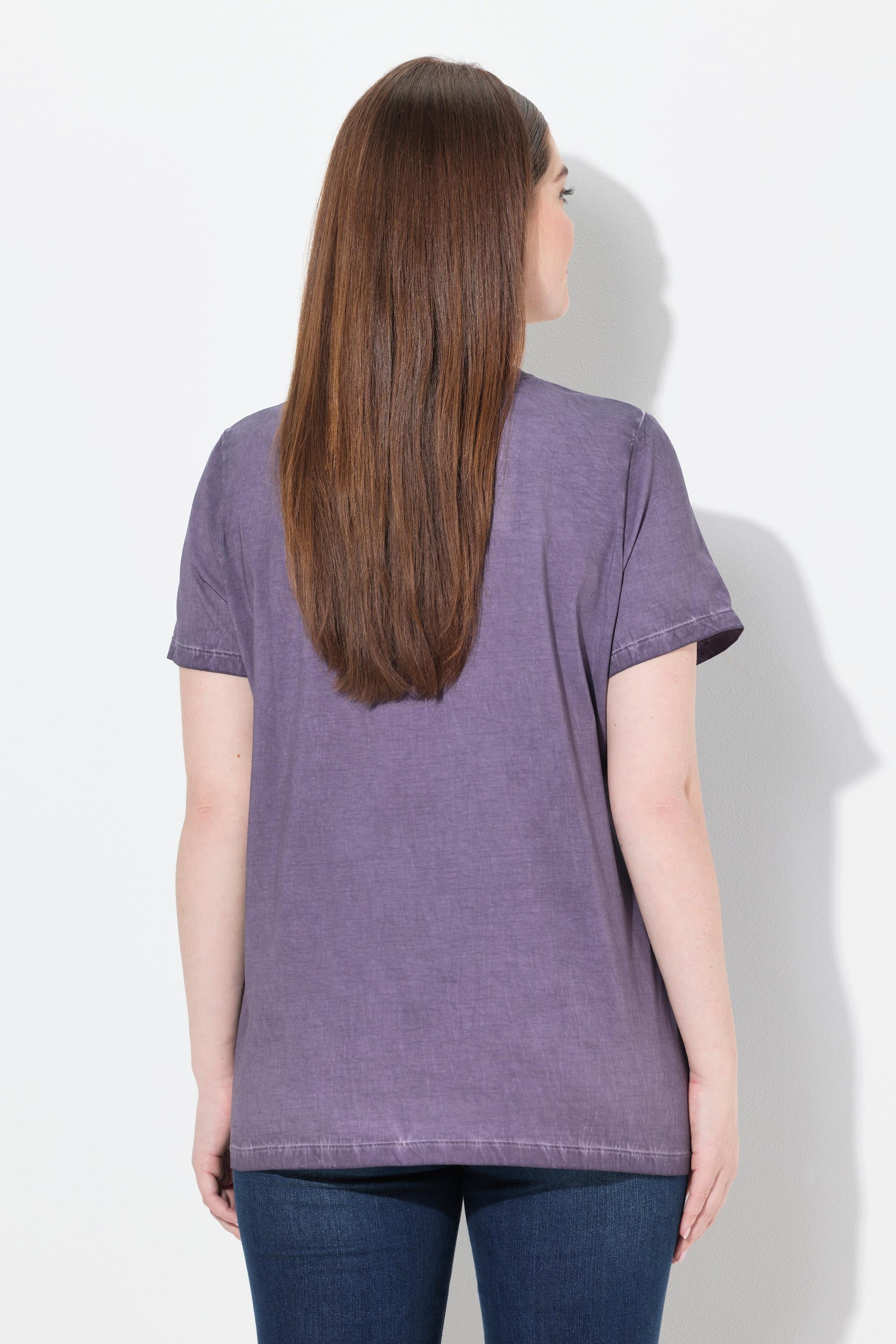 Ulla Popken T-Shirt Classica Stile Tracht Girocollo Maniche Corte  