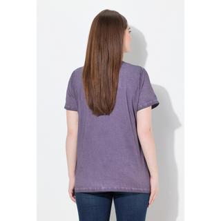 Ulla Popken T-Shirt Classica Stile Tracht Girocollo Maniche Corte  