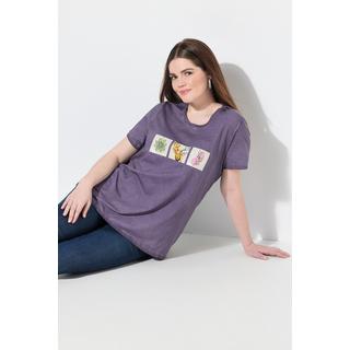 Ulla Popken T-Shirt Classica Stile Tracht Girocollo Maniche Corte  