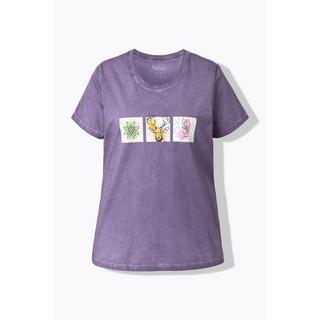 Ulla Popken T-Shirt Classica Stile Tracht Girocollo Maniche Corte  