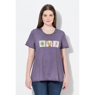 Ulla Popken T-Shirt Classica Stile Tracht Girocollo Maniche Corte  