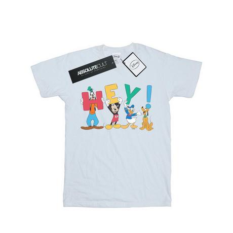 Disney  Tshirt MICKEY MOUSE FRIENDS HEY 