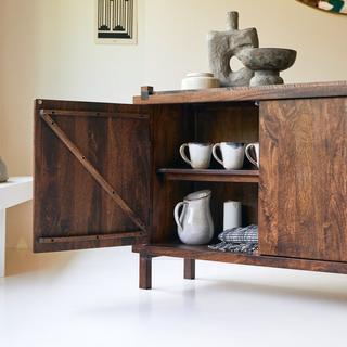 Tikamoon Sideboard aus massivem Mangoholz Arko  