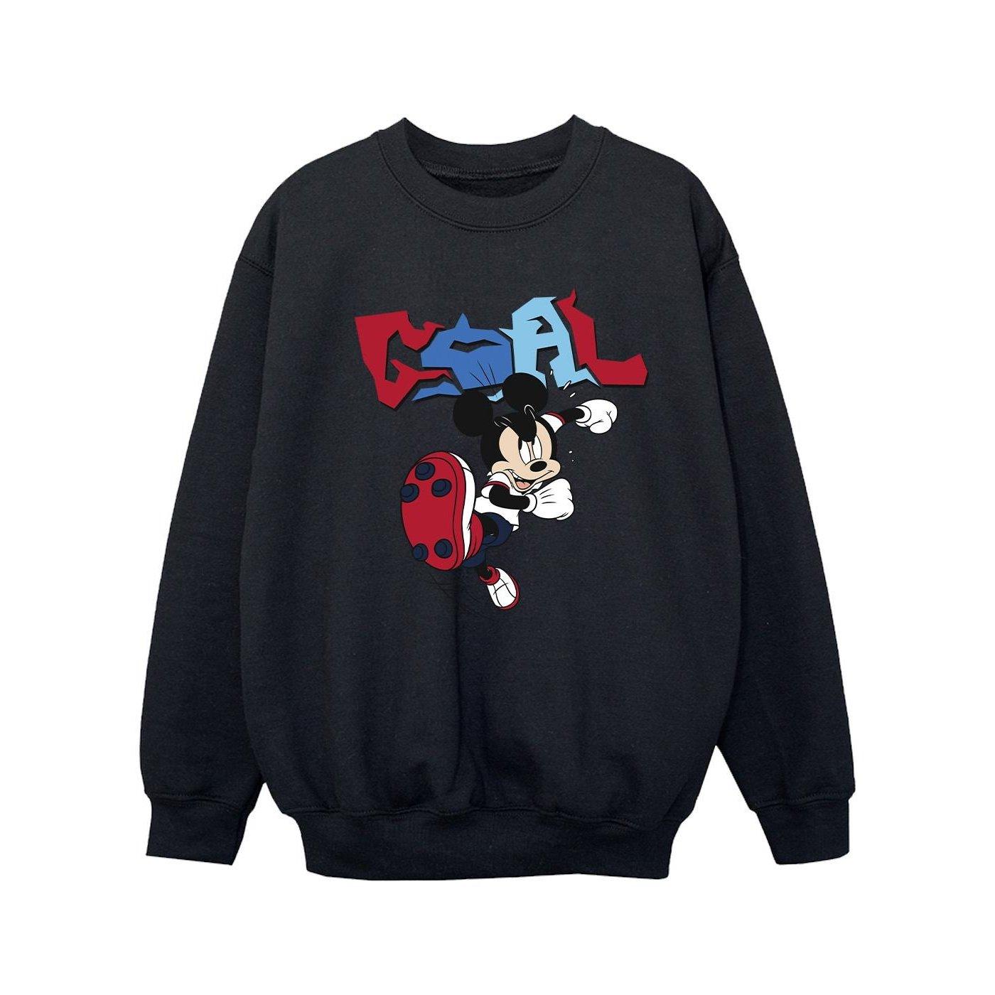 Disney  Mickey Mouse Goal Striker Pose Sweatshirt 