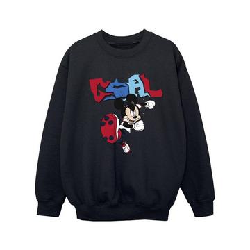 Mickey Mouse Goal Striker Pose Sweatshirt