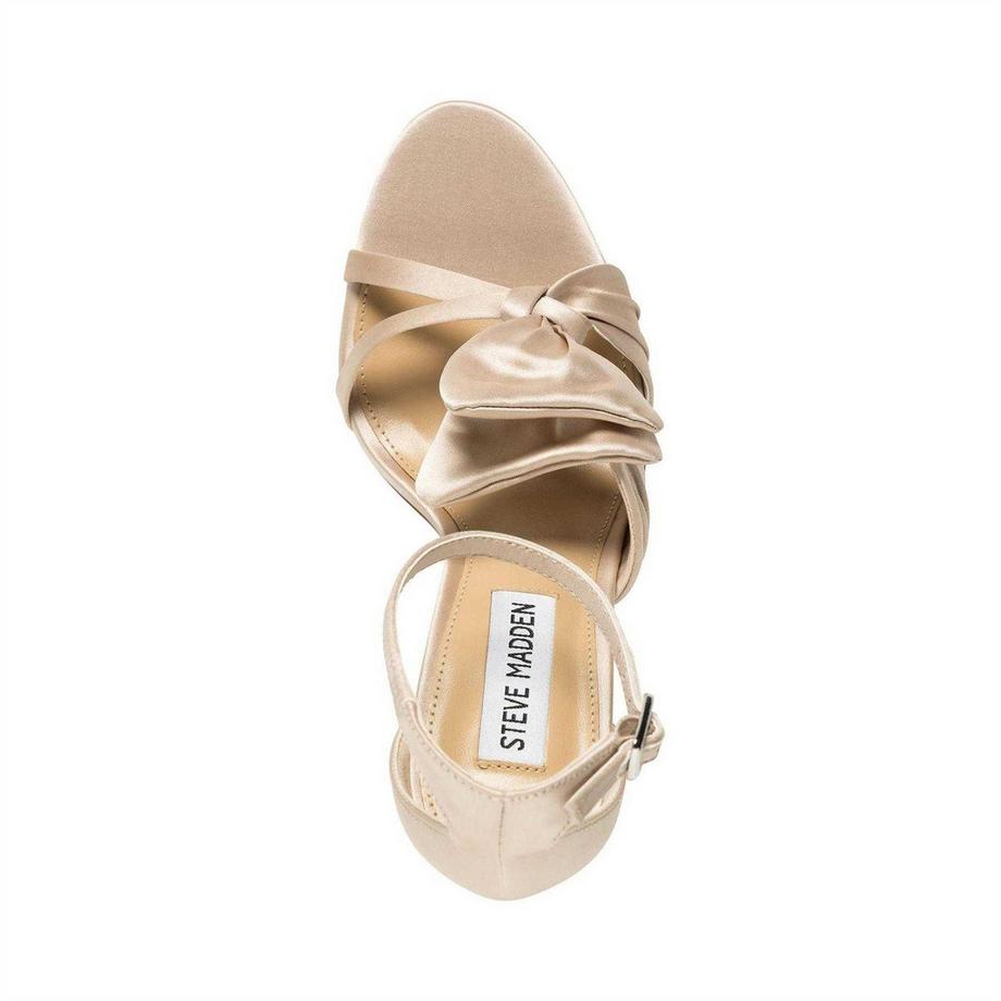 STEVE MADDEN Schleife Satin High Heel Sandalen  